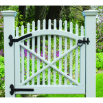 Snug Cottage Hardware Curved Old Fashioned Heavy Duty Hinges for Wood Gates, Each (8292-C-P)