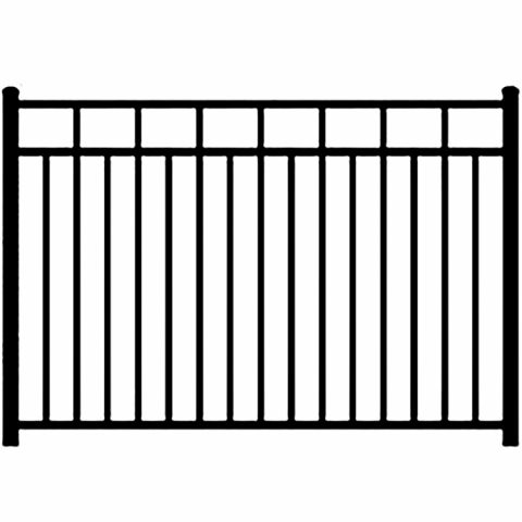 Ideal Carolina #403 Modified Aluminum Fence Section
