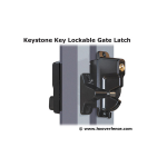 Nationwide Industries Keystone Advantage Metal Two-Sided Lockable Gate Latches (KLADV-M2-P)