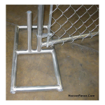 Hoover Fence Panel Stand - Chain Link (S-TEMP)