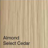 Bufftech Color Sample - Almond Select Cedar