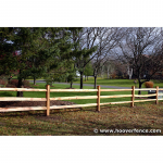 Western Red Cedar Split Rail Fencing