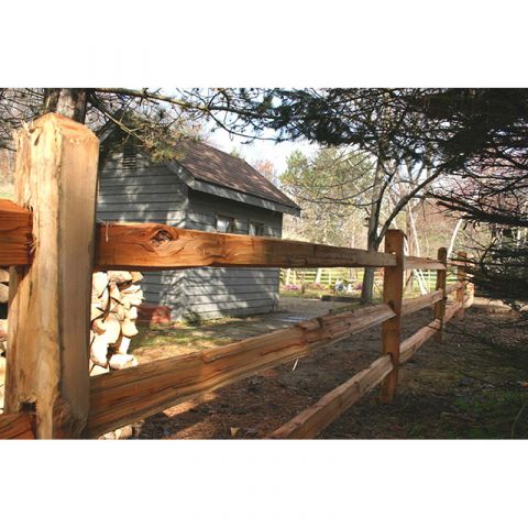Wood Split Rails - Cedar