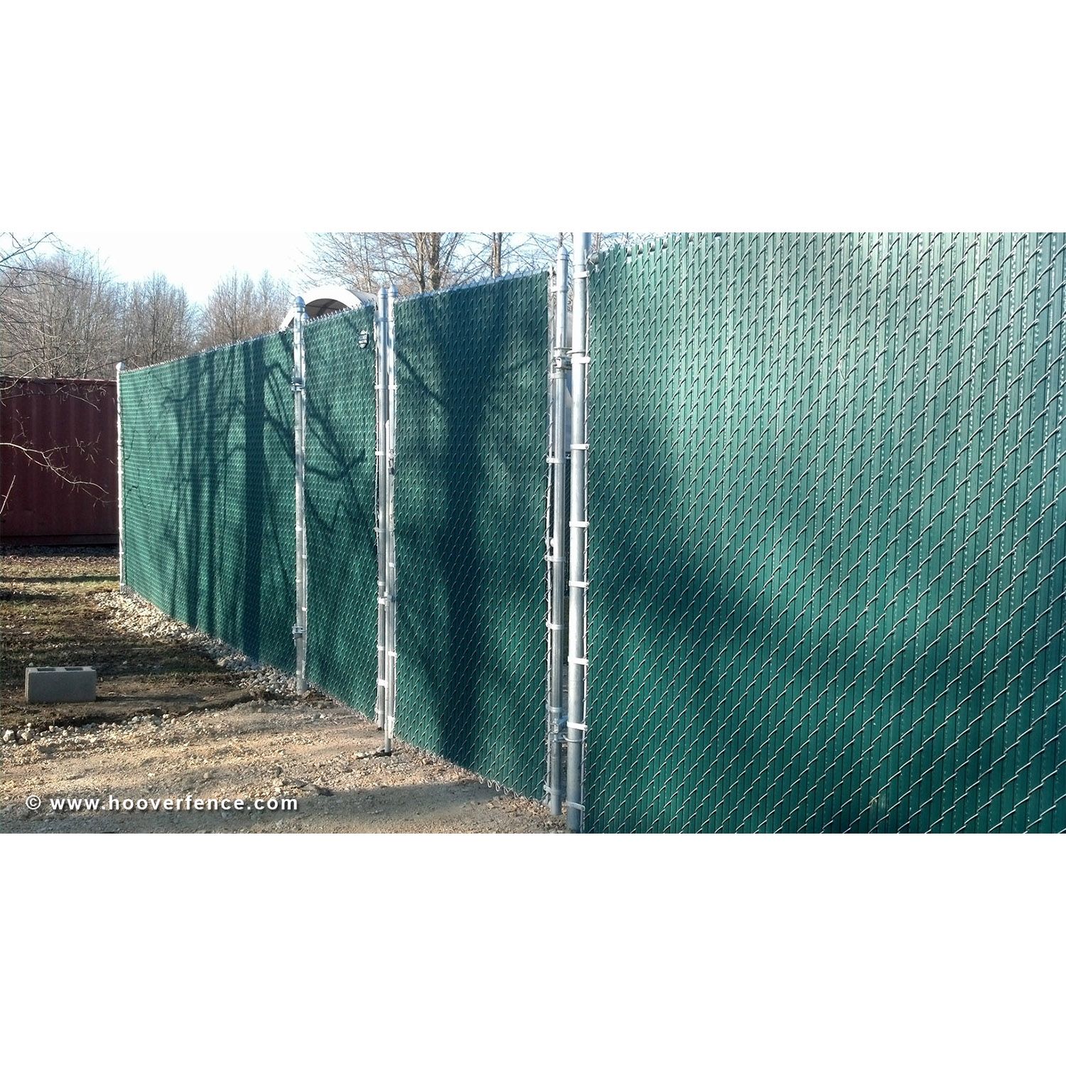 Pexco Pds Winged Privacy Slats For Chain Link Fence Hoover Fence Co ...