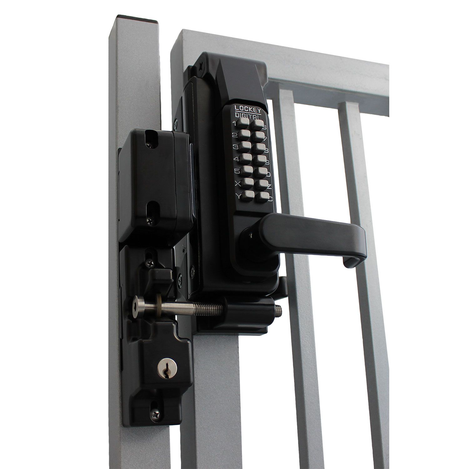 keyless entry gate locks
