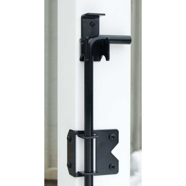 Wrap Around Stainless Steel Cane Bolt/Drop Rod With Retainer for PVC and  Vinyl Fence Gates