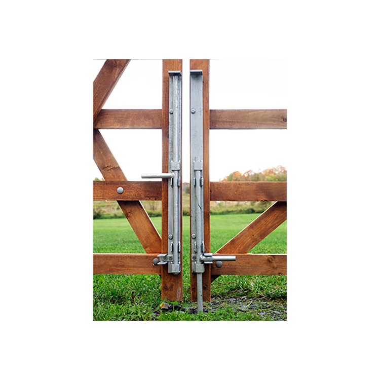 Snug Cottage Hardware Wrap Around Stainless Steel Cane Bolt/Drop Rod With  Retainer for PVC and Vinyl Fence Gates