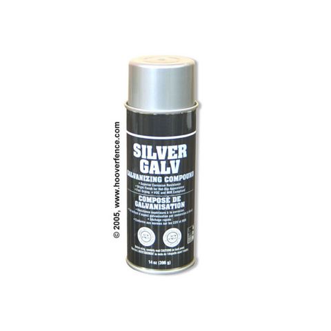 Galv-Pro Glossy Hi-Performance Acrylic Enamel Aerosol Spray Paint For Chain  Link Fence - 12 oz. Can (Galvanized Aluminum Silver)