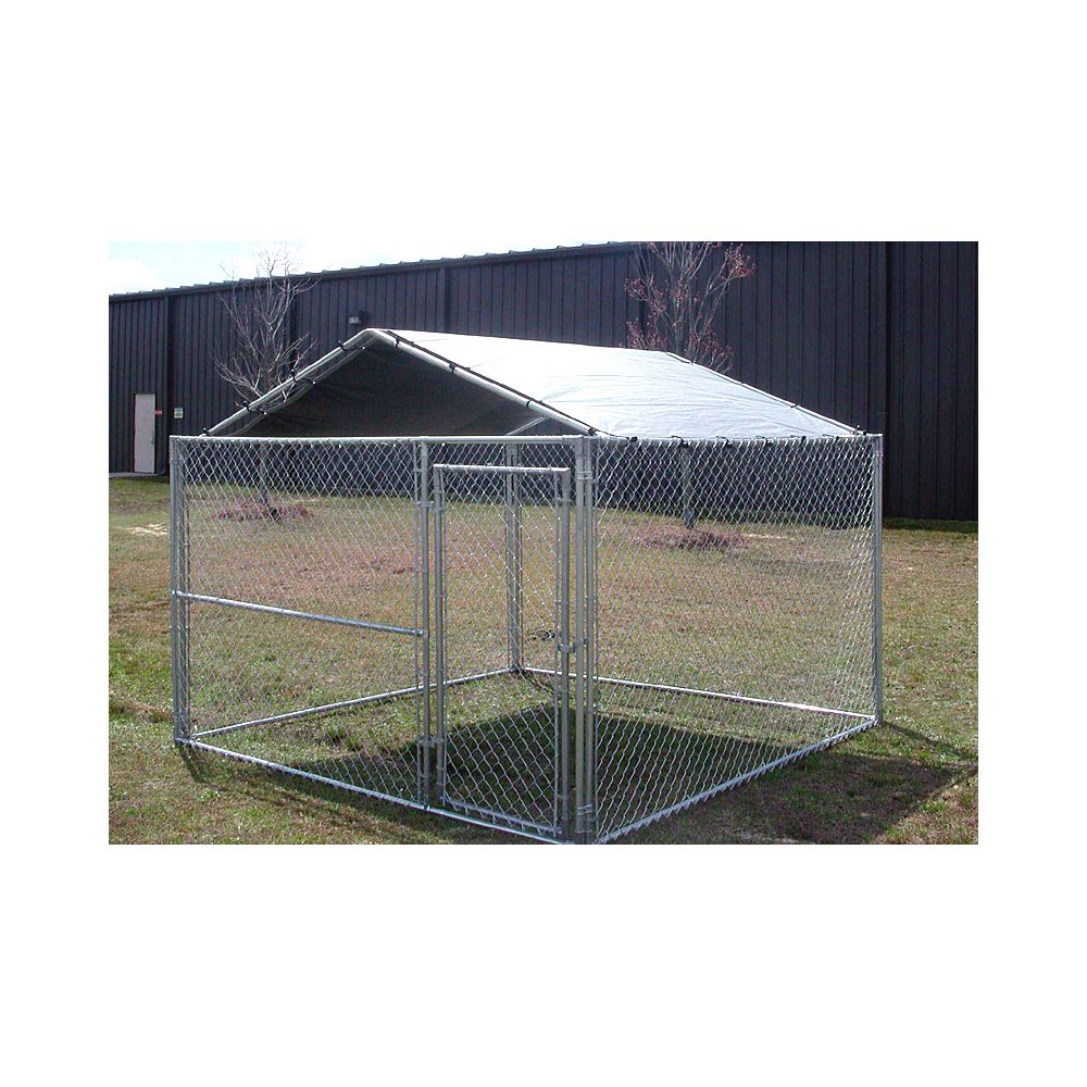 10' x 10' Kennel Cover - Silver 