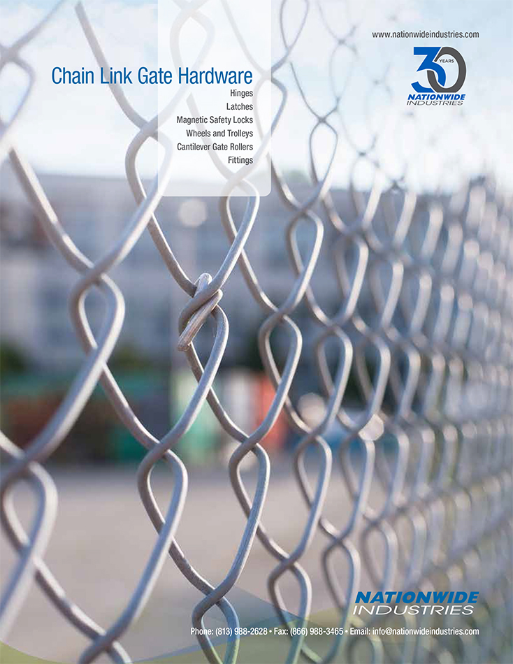 Nationwide Industries Chain Link Fence Gate Hardware Catalog