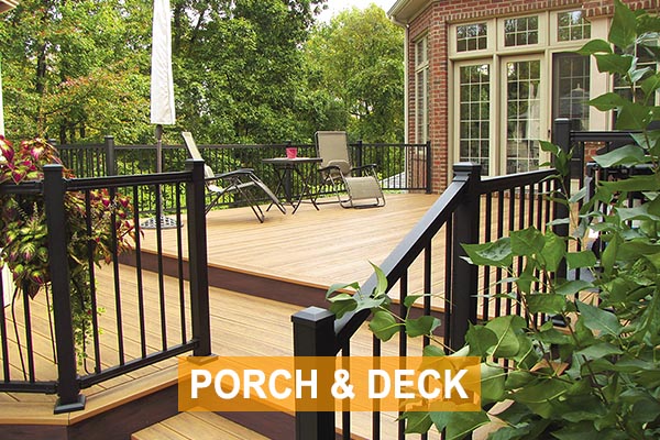 Shop Railing, Porch Posts, and Decking