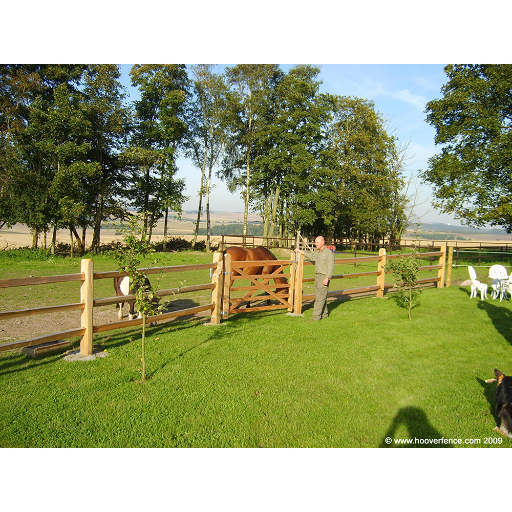 Western Red Cedar Split Rail Fence